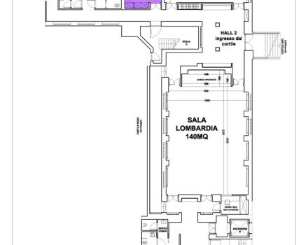plan de la salle de Milan