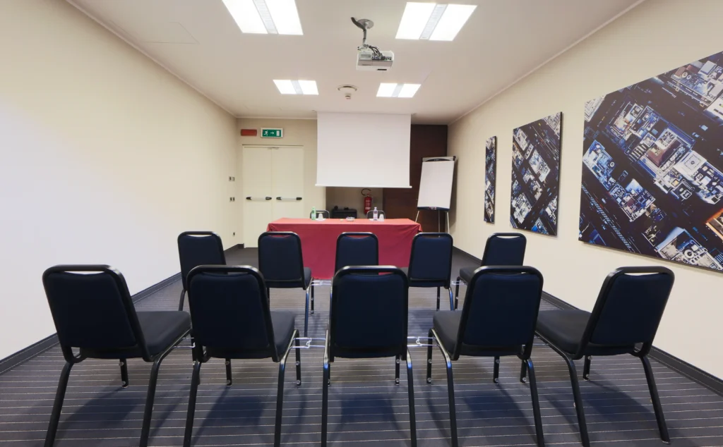 Meeting room with theatre layout